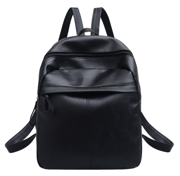High Quality PU Leather Women Backpack Fashion Solid School Bags For Teenager Girls Large Capacity Casual Women Black Backpacks High Quality PU Leather Women Backpack Fashion Solid School Bags For Teenager Girls Large Capacity Casual Women Black Backpacks